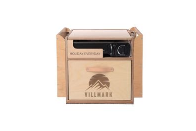 Villmark® Campingküche Campingbox Küchenset mit Spüle für Camper