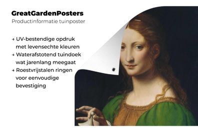Gartenposter - 90x120 cm - Maria Magdalena - Leonardo da Vinci (Gr. 90x120 cm)