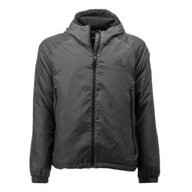 Adidas BTS Lined Jacket Essentials Insulated Outdoor Jacke Herren grau CV7463: M