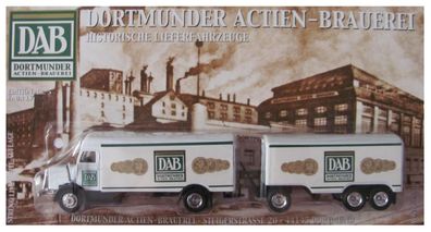 Dortmunder Actien Brauerei Nr. - Historische Lieferfahrzeuge - Faun L7 - Hängerzug
