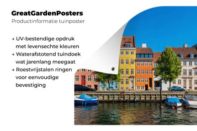 Gartenposter - 50x50 cm - Dänemark - Kopenhagen - Haus (Gr. 50x50 cm)