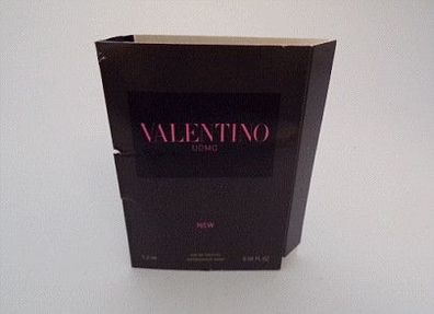 Valentino Uomo New 1,2ml Eau de Toilette Herren Duft Natural Spray - Reisegröße