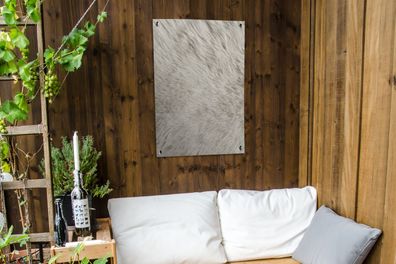 Gartenposter - 60x90 cm - Tiere - Haut - Eisbär (Gr. 60x90 cm)