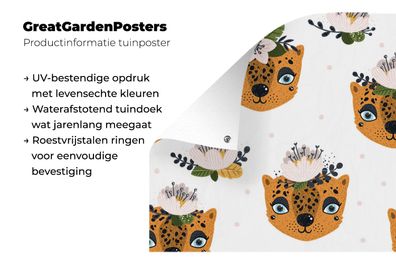 Gartenposter - 40x60 cm - Design - Tiere - Pflanzen (Gr. 40x60 cm)
