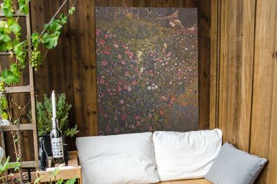 Gartenposter - 90x120 cm - Italienische Gartenbaulandschaft - Gustav Klimt