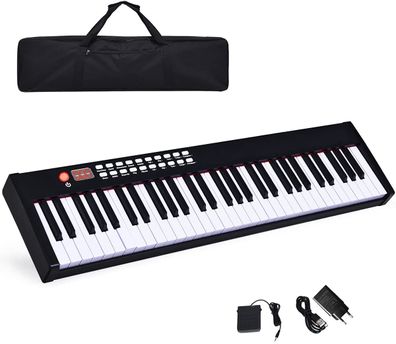 61 gewichtete Tastatur digitale Keyboard elektrisches Klavier 128 Rhythmen / 128 Töne