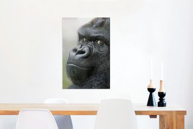 Leinwandbilder - 60x90 cm - Ein erstaunlicher Gorilla (Gr. 60x90 cm)