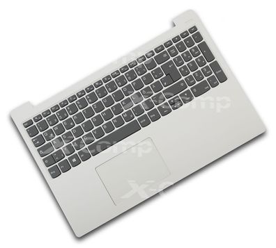 Tastatur DE Grau/ Weiss inkl. Topcase für Lenovo IdeaPad 330S-15IKB 81F5 Lenovo ...