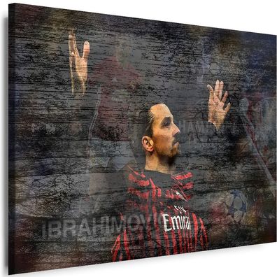 Bilder Leinwand Zlatan Ibrahimovic Sport Fußball Wandbilder XXL