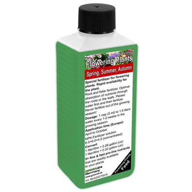 3 Seasons Balcony Flowers Liquid Fertilizer NPK - Root & Foliar Fertilizer 250ml