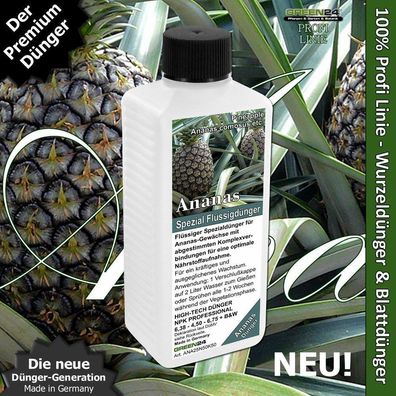 Ananas-Dünger HIGH-TECH NPK für Ananas comosus Pflanzen in Beet und Kübel