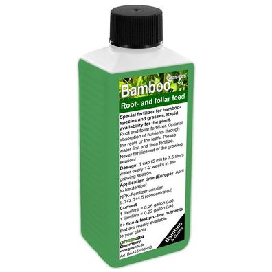 Bamboo Liquid Fertilizer for bamboos and grasses NPK - Root & Foliar Fertilizer