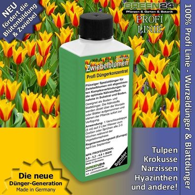 Blumenzwiebel Dünger NPK Flüssigdünger für Tulpen, Narzissen, Krokusse Zwiebeln