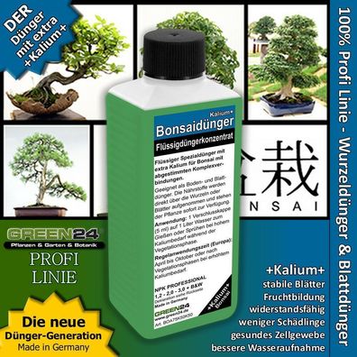 Bonsai-Dünger NPK Kalium+ Flüssigdünger zum düngen von Bonsai Pflanzen !