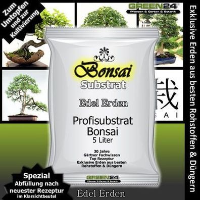 Bonsaierde Bonsaisubstrat - 5 Ltr. PROFI LINIE Substrat für Bonsai
