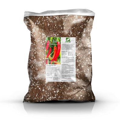 Chilierde Paprikaerde Spezial Capsicum Erde - 10 Liter Profi Linie Substrat