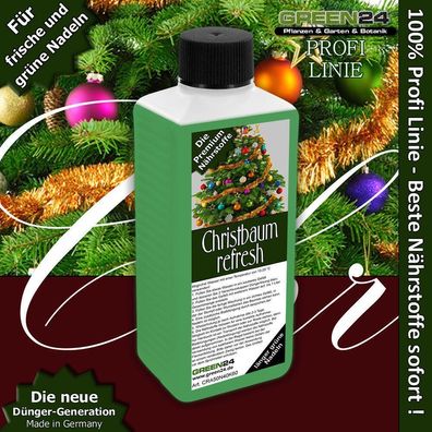 Christbaum refresh - Weihnachtsbaum frisch halten für Nordmanntanne, Tannenbaum