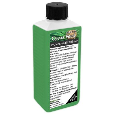 Cycas - Sago Palm Liquid Fertilizer NPK - Root & Foliar Fertilizer 250ml