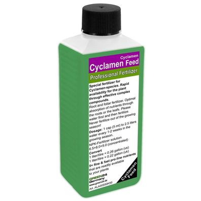 Cyclamen Liquid Fertilizer NPK - Root & Foliar Fertilizer 250ml