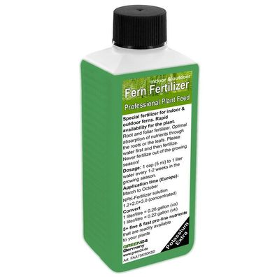 Fern Liquid Fertilizer NPK f. outdoor and indoor plants Root & Foliar Fertilizer
