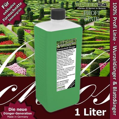 Formschnitt Pflanzen Dünger XL 1 Liter Eiben-Dünger Schlossgarten NPK flüssig