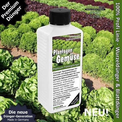 Gemüsedünger NPK Gemüsepflanzen Volldünger flüssig Premium für Feldfrüchte