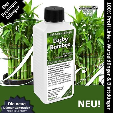 Glücksbambus spezieller HIGH-TECH NPK Volldünger Profi Dünger Lucky Bamboo