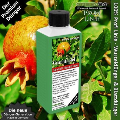 Granatapfel-Dünger NPK für Punica granatum, Grenadine Pflanzen in Beet und Kübel
