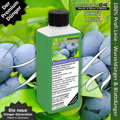 Heidelbeeren-Dünger Vaccinium Flüssigdünger für Blaubeeren + Kulturheidelbeeren
