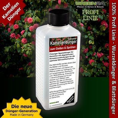 Kamelien-Dünger Flüssigdünger Hightech für Camellia Arten