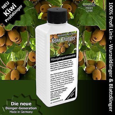 Kiwi-Dünger Actinidia deliciosa, Kiwi Pflanzen in Beet und Kübel HIGH-TECH NPK