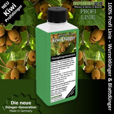 Kiwi-Dünger Flüssigdünger Actinidia deliciosa NPK Kiwi Pflanzen in Beet + Kübel