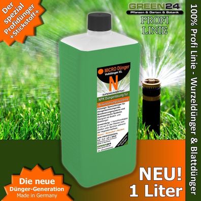 Micro + N Dünger NPK für Düngerbeimischgeräte Bewässerungssysteme XL 1 Liter
