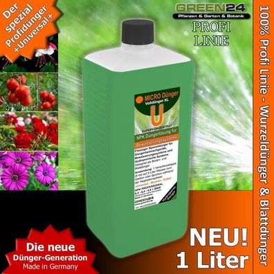 Micro + U Universal-Dünger f. Düngerbeimischgeräte Bewässerungssystem XL 1 Liter