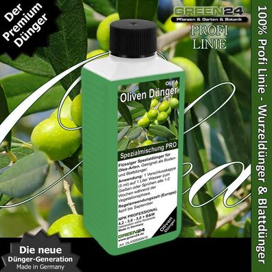 Oliven-Dünger Olea düngen NPK Flüssigdünger für Pflanzen in Beet und Kübel 250ml