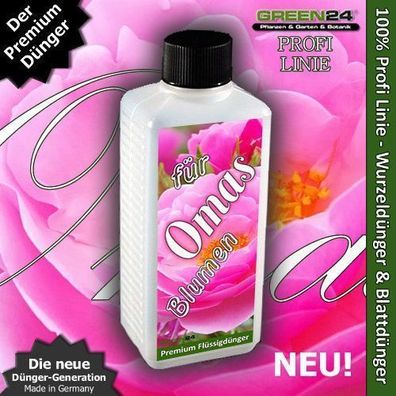 Omas Blumen-Dünger - Unser beliebter Universal-Dünger für Zimmer- und