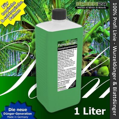 Palmendünger Profi XL 1 Liter NPK Dünger flüssig f. Palmen Wurzel- & Blattdünger