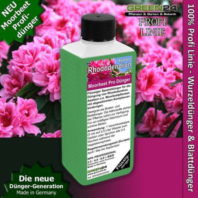 Rhododendron-Dünger Azaleen-Dünger Moorbeet Flüssigdünger NPK Volldünger Profi