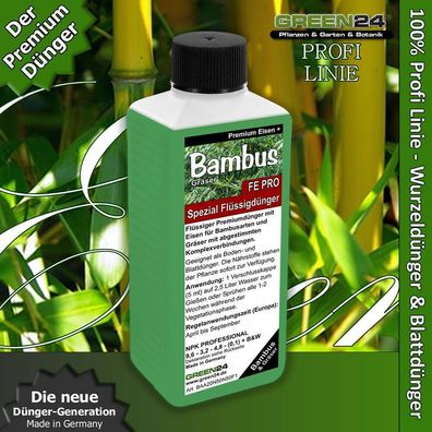 Spezial Bambusdünger FE PRO Premium 250ml mit extra Eisen NPK Volldünger