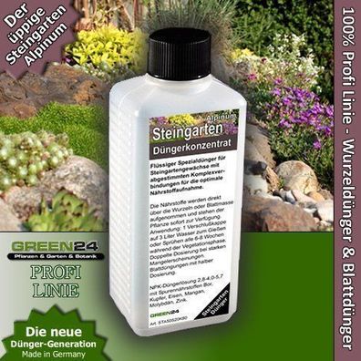 Steingarten Dünger Alpinum düngen, Premium Flüssigdünger aus der Profi Linie