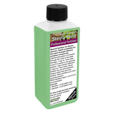 Stevia (sweetleaf, sweet leaf, sugarleaf) Liquid Fertilizer NPK - Root & Foliar