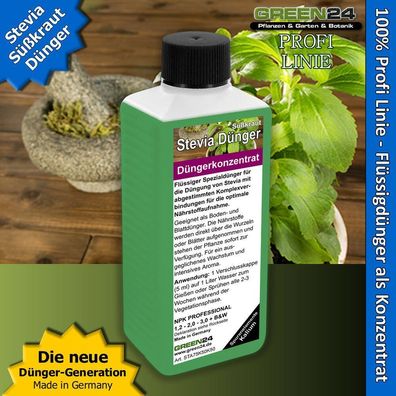 Stevia-Dünger Süßkraut-Dünger NPK Flüssigdünger für Stevia / Süßkraut Pflanzen