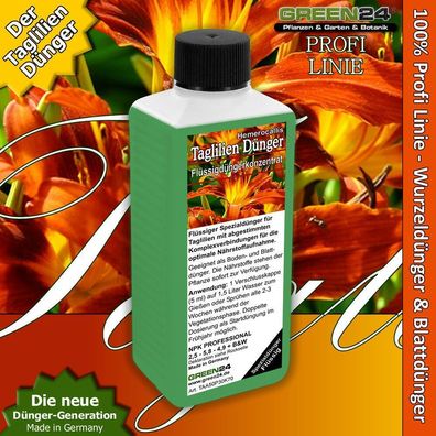Taglilien Dünger Hemerocallis düngen NPK Pflanzen Dünger flüssig Profilinie