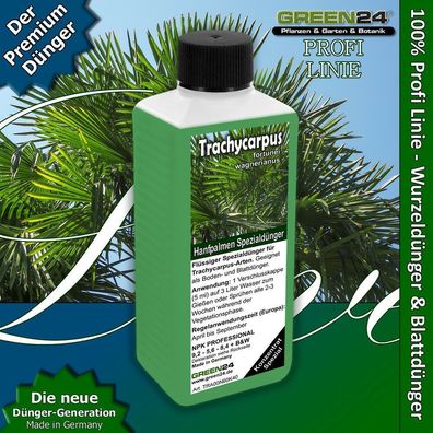 Trachycarpus Dünger NPK für Hanfpalmen Tessinerpalmen fortunei wagnerianus 250ml