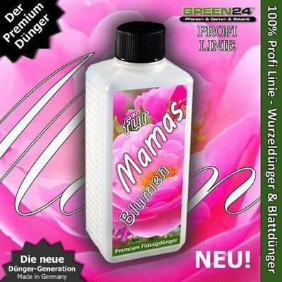 Unser beliebter Universal-Dünger für Zimmer und Garten - Mamas Blumen-Dünger -