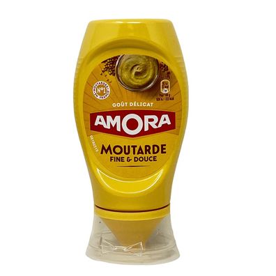 Amora Senf Fine&Douce fein & mild 260 g in der praktischen Dosierflasche