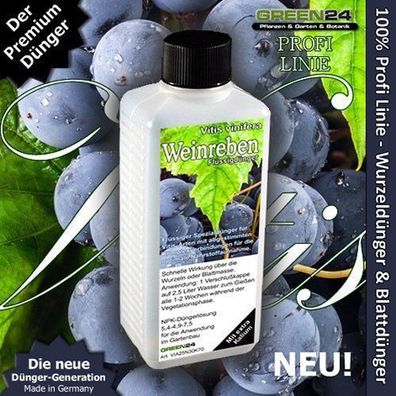 Weinreben-Dünger HIGH-TECH Vitis NPK für Pflanzen in Beet und Kübel - Weinstock