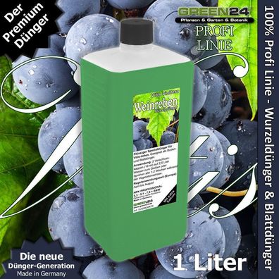 Weinreben-Dünger XL 1 Liter Vitis NPK f. Pflanzen in Beet und Kübel - Weinstock