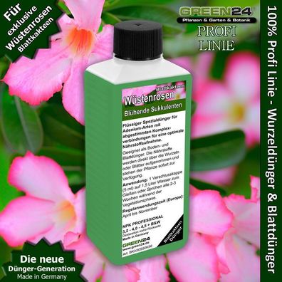 Wüstenrosen-Dünger Blatt-Kakteen düngen NPK Flüssig-Dünger Caudex-Pflanzen!