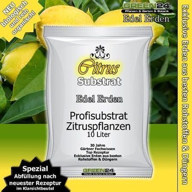 Zitruspflanzenerde Citrus Erde - 10 Ltr. - PROFI LINIE Substrat Zitruserde